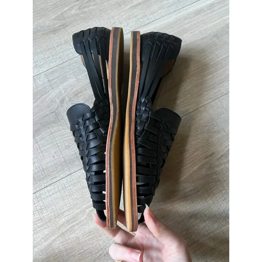 New Nisolo Men’s Huaraches Black